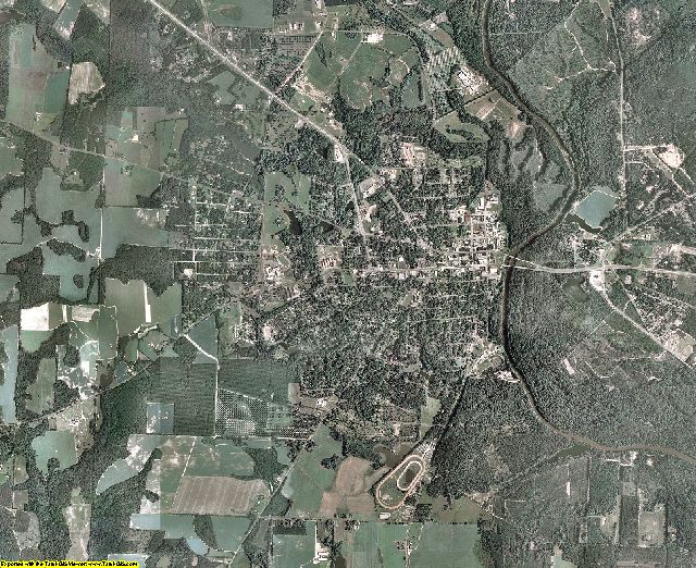 Pulaski County, Georgia aerial photography
