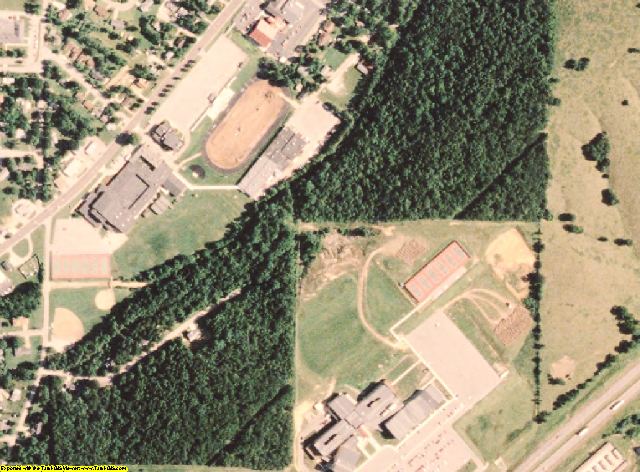 Pulaski County, MO aerial photography detail