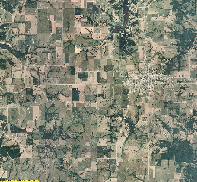 Putnam County, Missouri aerial photography