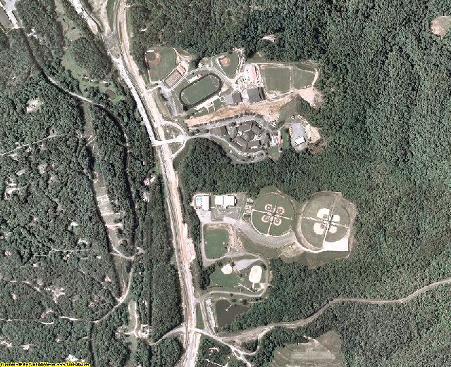 Rabun County, GA aerial photography detail