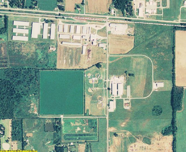 Richland County, LA aerial photography detail