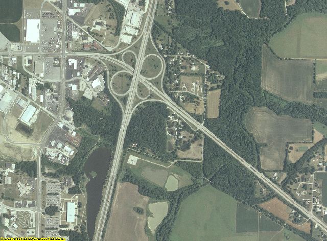 Sangamon County, Illinois aerial photography