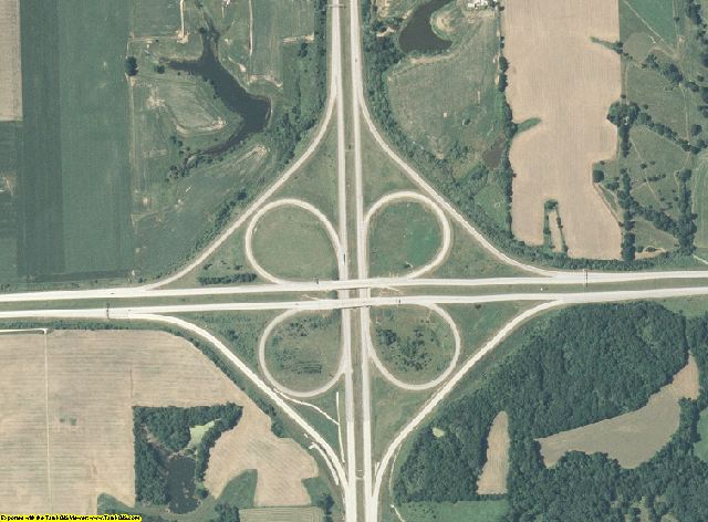 Scott County, Illinois aerial photography