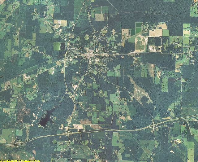 Scott County, Mississippi aerial photography