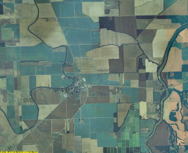 Sharkey County, Mississippi aerial photography