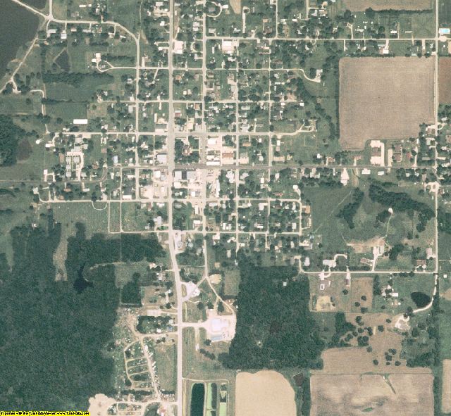 Shelby County, MO aerial photography detail