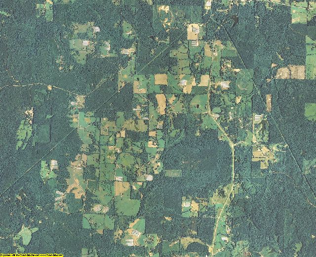 Smith County, Mississippi aerial photography