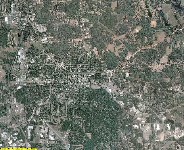 Spalding County, Georgia aerial photography