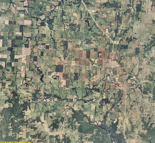 St. Clair County, Missouri aerial photography