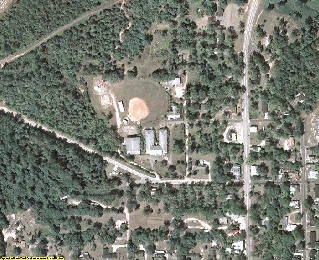 Stewart County, GA aerial photography detail