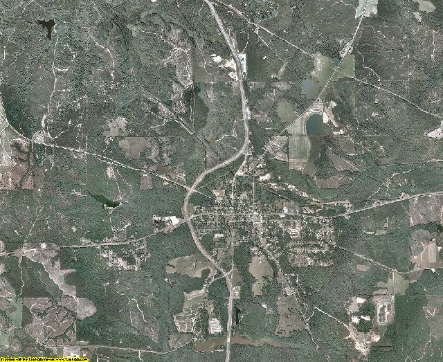 Stewart County, Georgia aerial photography