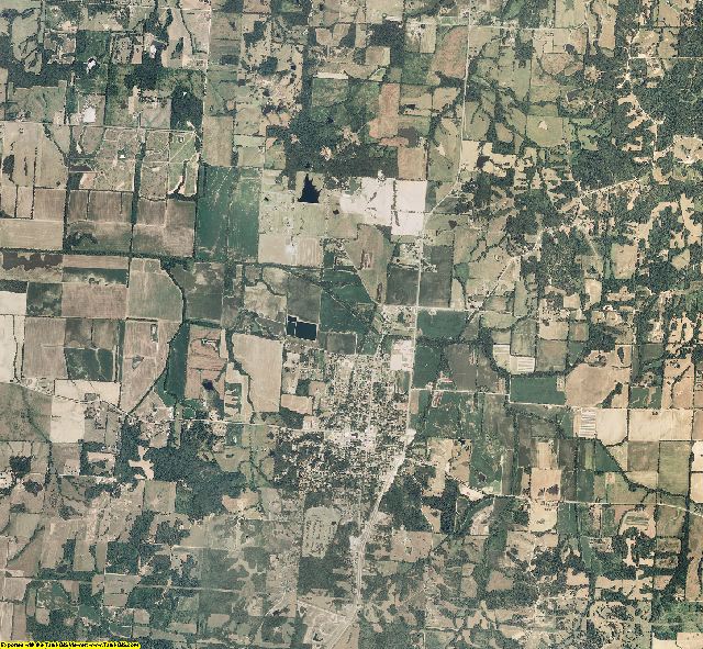 Stoddard County, Missouri aerial photography