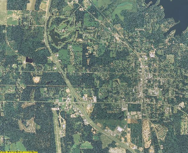 Stone County, Mississippi aerial photography