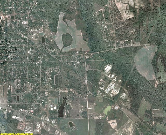 Terrell County, Georgia aerial photography