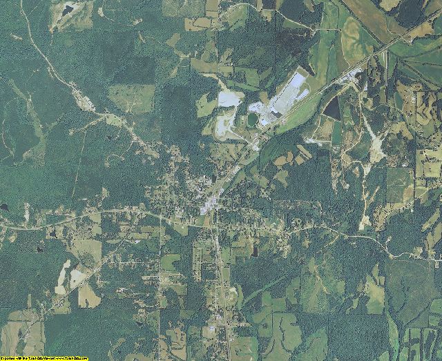 Tippah County, Mississippi aerial photography