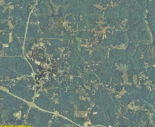 Tishomingo County, Mississippi aerial photography