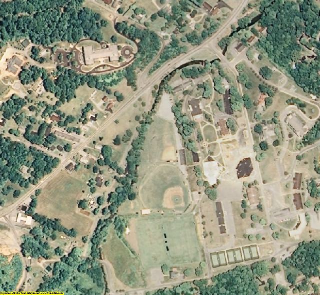 Unicoi County, TN aerial photography detail