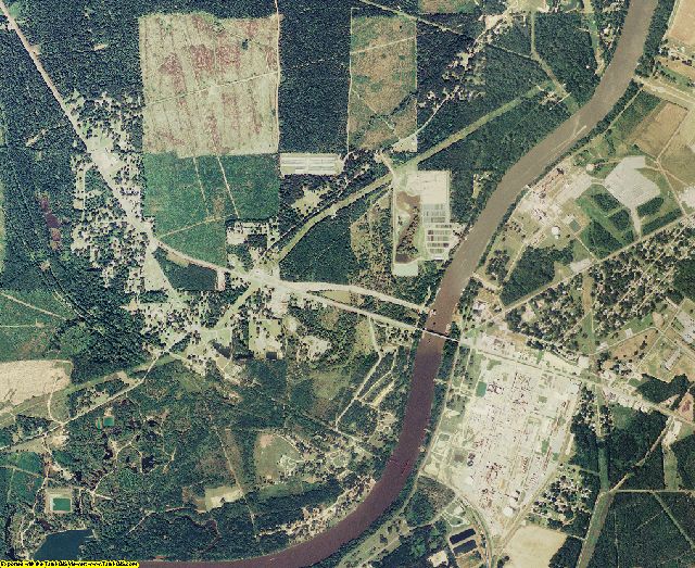 Union County, Louisiana aerial photography