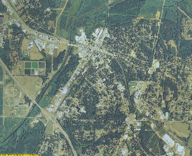 Union County, Mississippi aerial photography