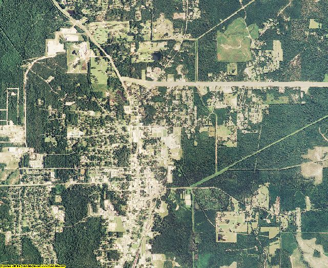 Vernon County, Louisiana aerial photography