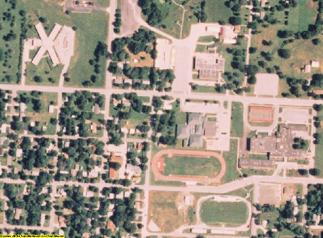 Vernon County, MO aerial photography detail