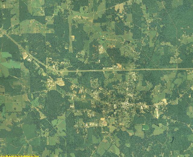 Walthall County, Mississippi aerial photography