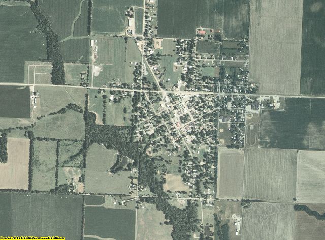 Wayne County, Illinois aerial photography