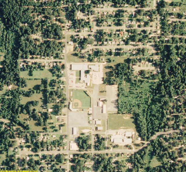 Webster County, LA aerial photography detail