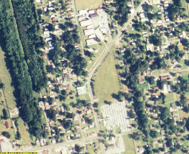 West Feliciana County, LA aerial photography detail