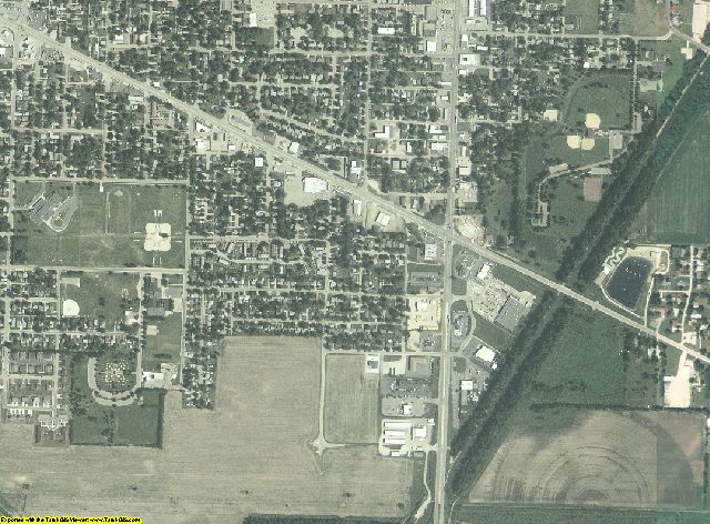 Whiteside County, Illinois aerial photography