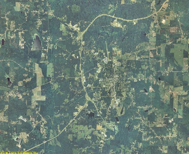 Winston County, Mississippi aerial photography