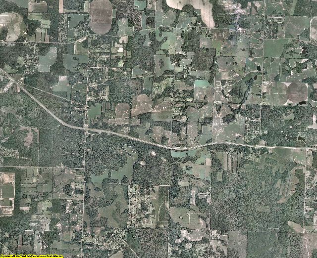 Worth County, Georgia aerial photography
