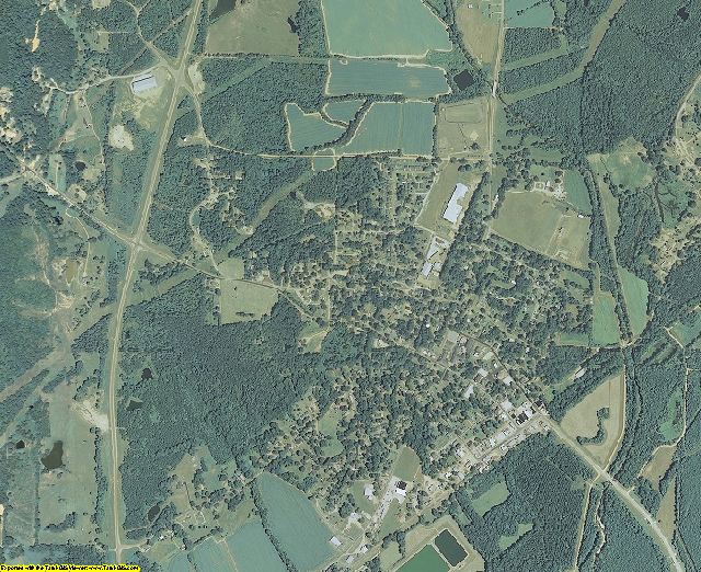 Yalobusha County, Mississippi aerial photography