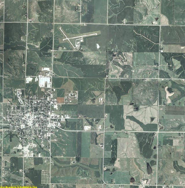 Adair County, Iowa aerial photography