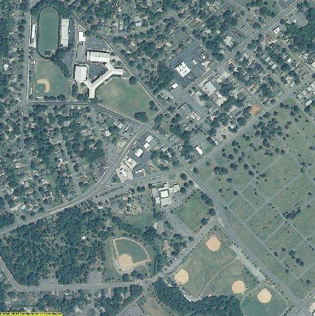 Alamance County, NC aerial photography detail