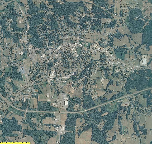 Alexander County, North Carolina aerial photography