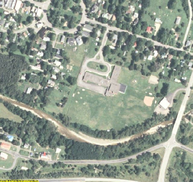 Allegany County, NY aerial photography detail