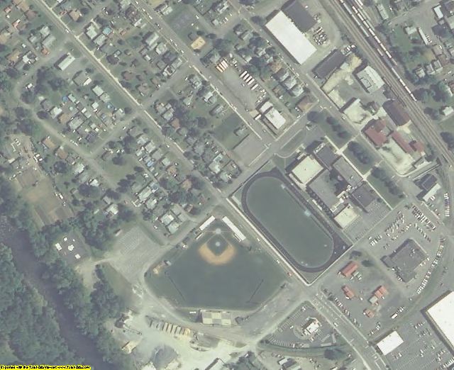 Alleghany County, VA aerial photography detail
