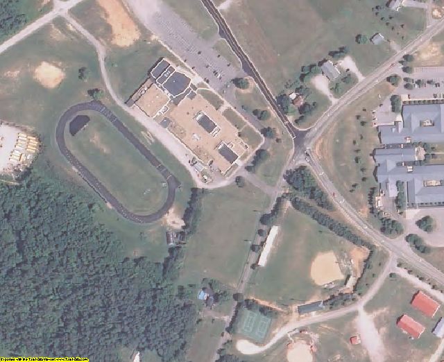 Amelia County, VA aerial photography detail