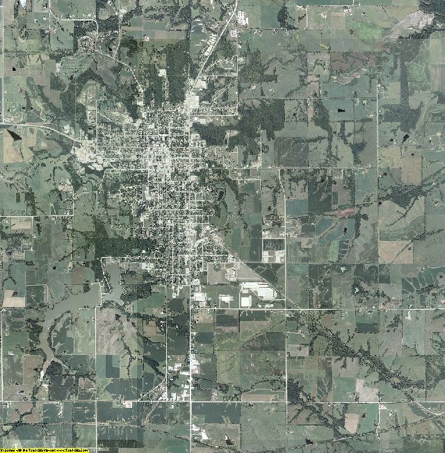 Appanoose County, Iowa aerial photography