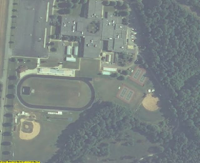 Appomattox County, VA aerial photography detail