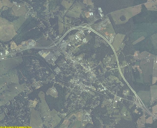 Appomattox County, Virginia aerial photography