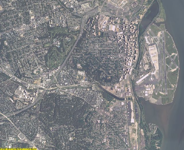 Arlington County, Virginia aerial photography