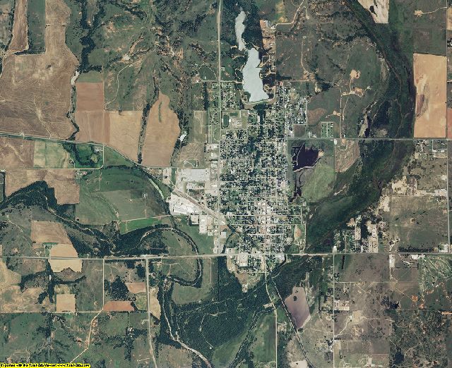 Barber County, Kansas aerial photography