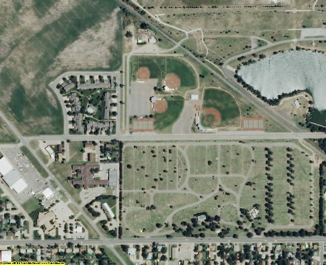 Barton County, KS aerial photography detail