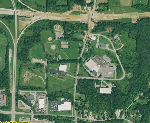 Bennington County, VT aerial photography detail