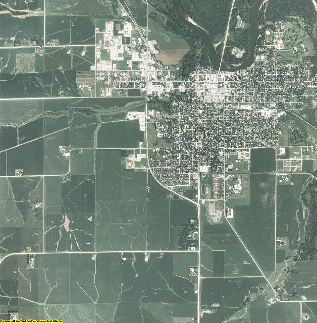 Benton County, Iowa aerial photography