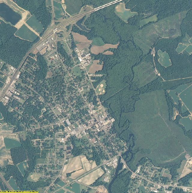 Bertie County, North Carolina aerial photography