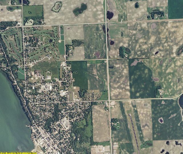 Big Stone County, Minnesota aerial photography