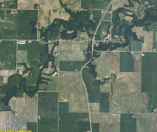 Blue Earth County, Minnesota aerial photography